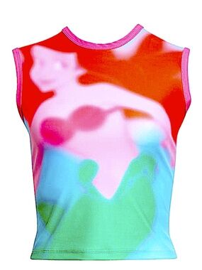 Marshall Columbia Women’s x Disney 'The Little Mermaid' Blurred Print Jersey Tan